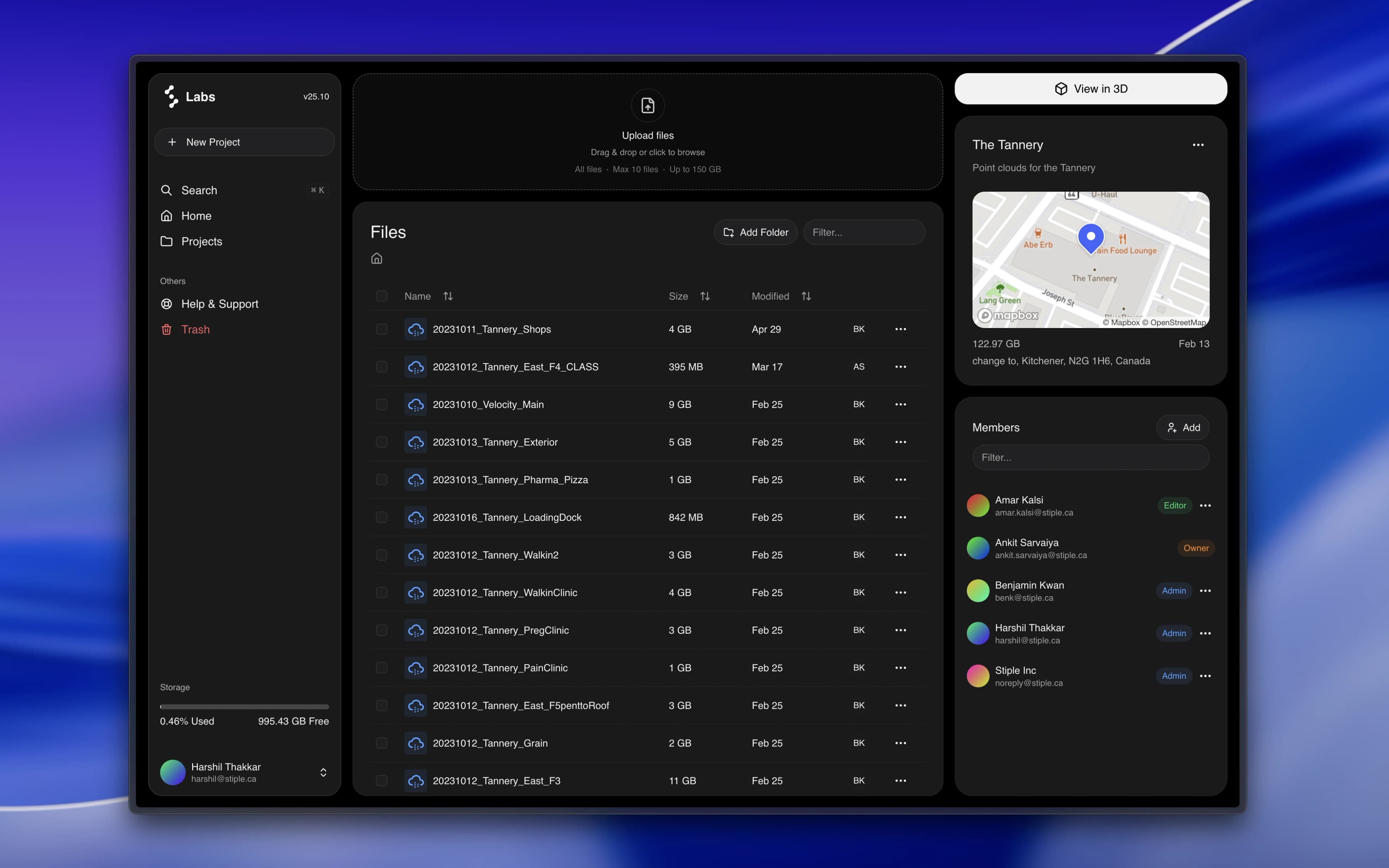 app screen